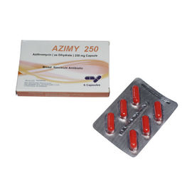 Doustne antybiotyki Azytromycyna 250 mg Tabletki 6 paczek / antybiotyki makrolidowe