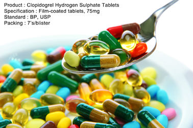 Clopidogrel Hydrogen Sulphate Tablets Tabletki powlekane, 75 mg Leki doustne