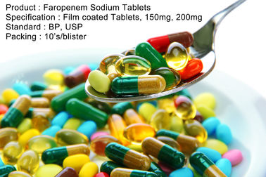 Faropenem Sodium Tablets Tabletki powlekane, 150 mg, 200 mg Leki doustne Antybiotyki