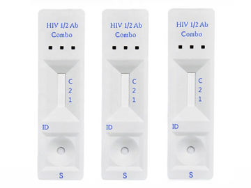 Certyfikat ISO Zestaw testowy Hiv / badanie krwi 2 NCU / Ml Hiv Rapid Test Device