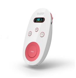 Różowy sprzęt do testowania ciążowego / kieszonkowy doppler płodowy monitorowania dziecka