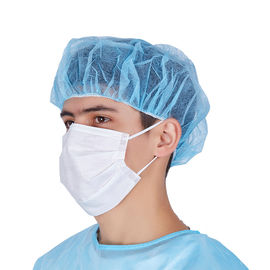 Oddychająca medyczna maska ​​na twarz Non-woven Fartuchy chirurgiczne Czapki Ekologiczne