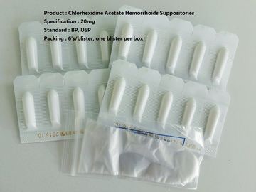 Czopek hemoroidowy octan chlorheksydyny, czopek doodbytniczy