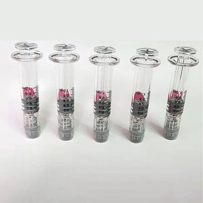 Luer Lock napełniana 0,5 ml 1 ml jednorazowa szklana strzykawka do oleju CBD